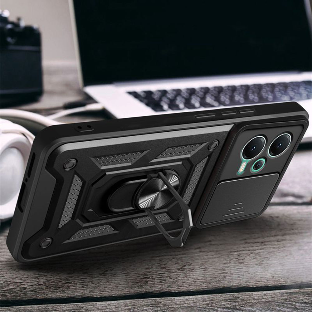 Futrola za Xiaomi Redmi Note 12 Pro+, Techsuit, CamShield, Crna