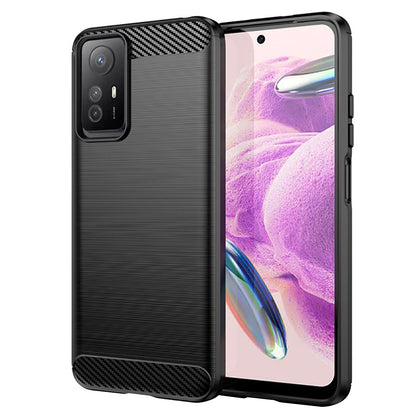 Futrola za Xiaomi Redmi Note 12S, Techsuit, Karbon, Crna
