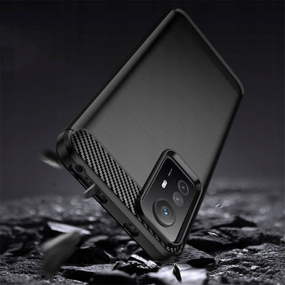 Futrola za Xiaomi Redmi Note 12S, Techsuit, Karbon, Crna