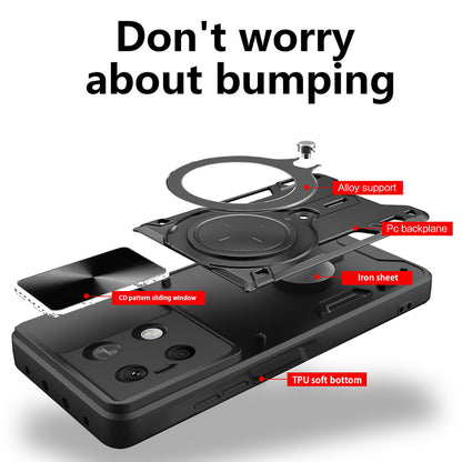 Futrola za Xiaomi Redmi Note 13 4G, Techsuit, CamGuard Pro, Crna