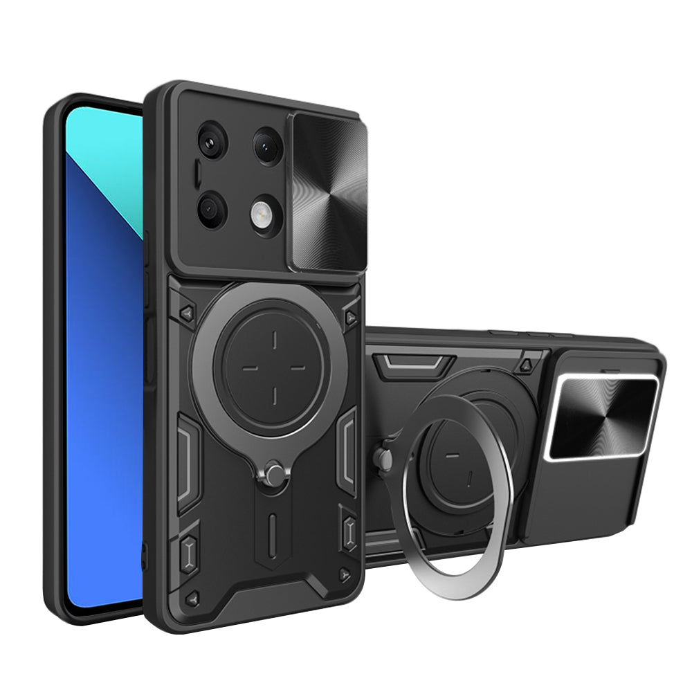 Futrola za Xiaomi Redmi Note 13 4G, Techsuit, CamGuard Pro, Crna