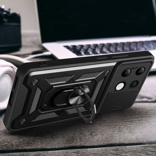 Futrola za Xiaomi Redmi Note 13 4G, Techsuit, CamShield, Crna