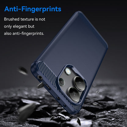 Futrola za Xiaomi Redmi Note 13 4G, Techsuit, Karbon, Plava
