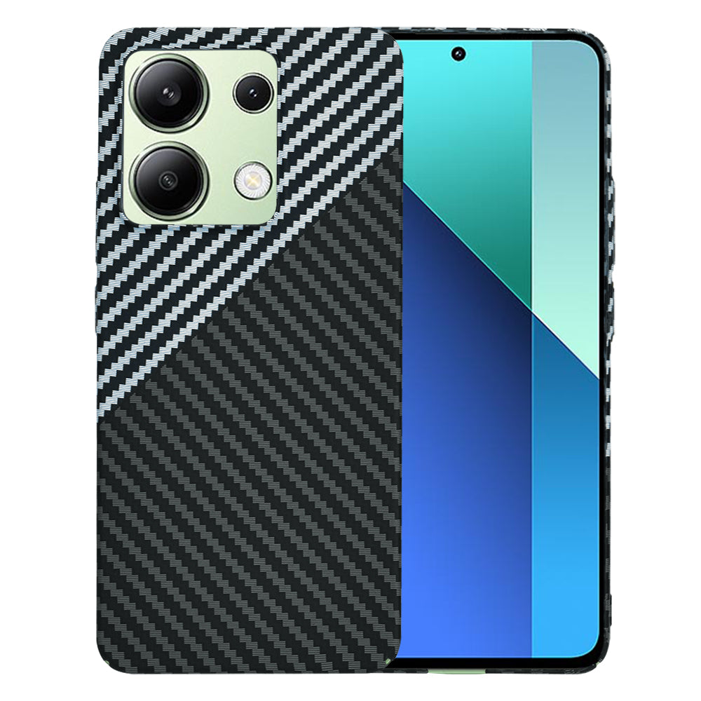 Futrola za Xiaomi Redmi Note 13 4G, Techsuit, Carbonite FiberShell, Crno Siva