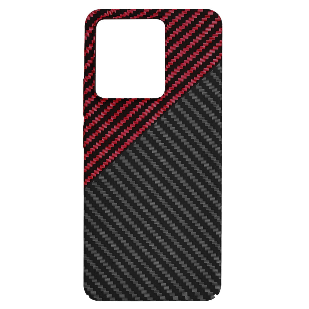 Futrola za Xiaomi Redmi Note 13 4G, Techsuit, Carbonite FiberShell, Crno Crvena