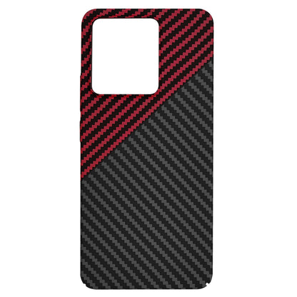 Futrola za Xiaomi Redmi Note 13 4G, Techsuit, Carbonite FiberShell, Crno Crvena