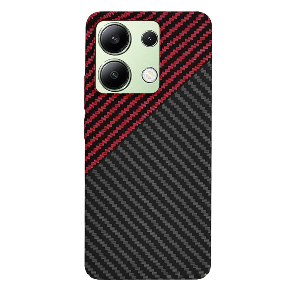 Futrola za Xiaomi Redmi Note 13 4G, Techsuit, Carbonite FiberShell, Crno Crvena