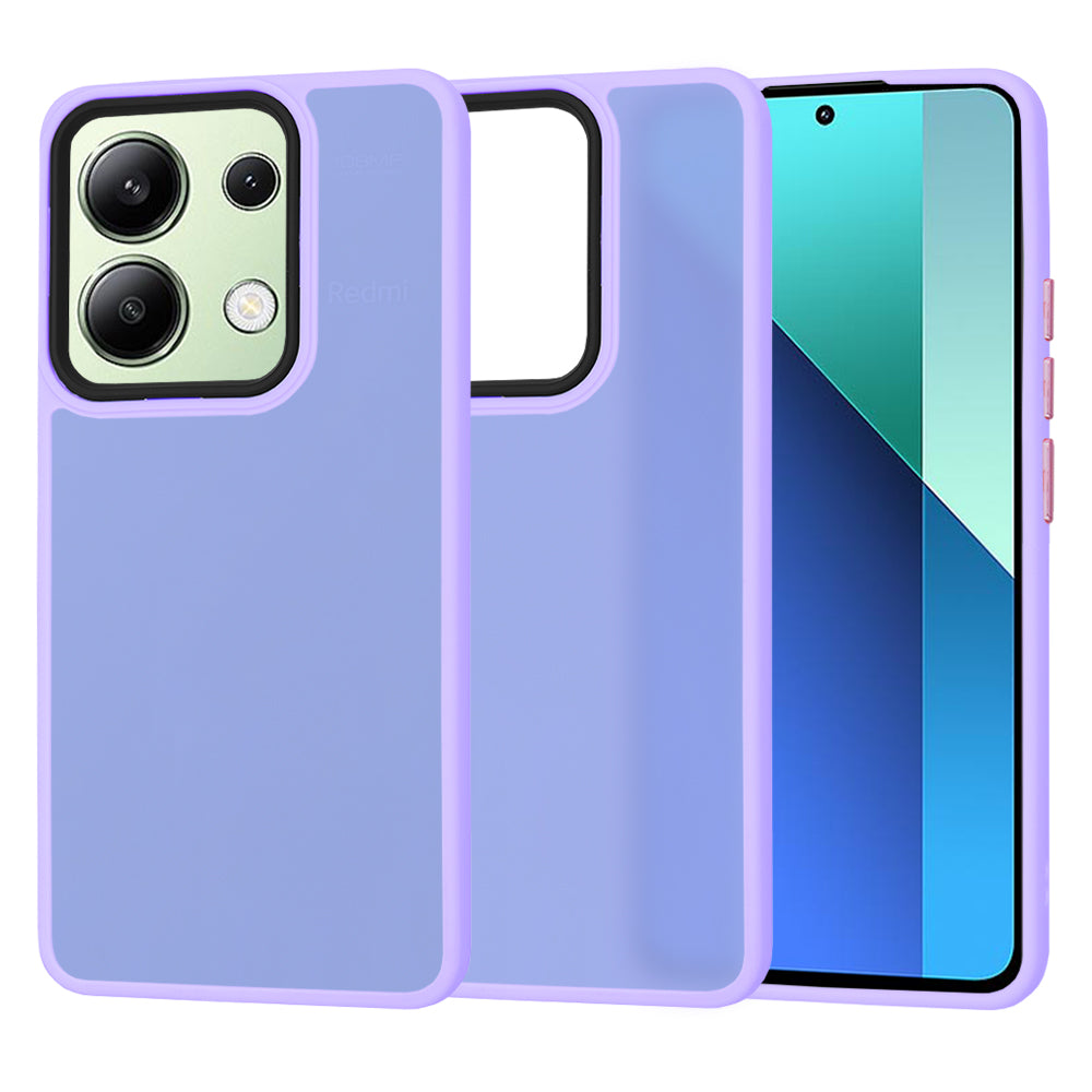 Futrola za Xiaomi Redmi Note 13 4G, Techsuit, HaloFrost, Svetlo Ljubičasta
