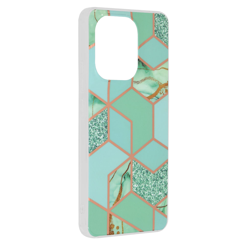 Futrola za Xiaomi Redmi Note 13 4G, Techsuit, Marble, Zelena