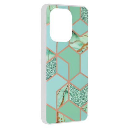 Futrola za Xiaomi Redmi Note 13 4G, Techsuit, Marble, Zelena