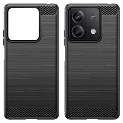 Futrola za Xiaomi Redmi Note 13 5G, Techsuit, Karbon, Crna