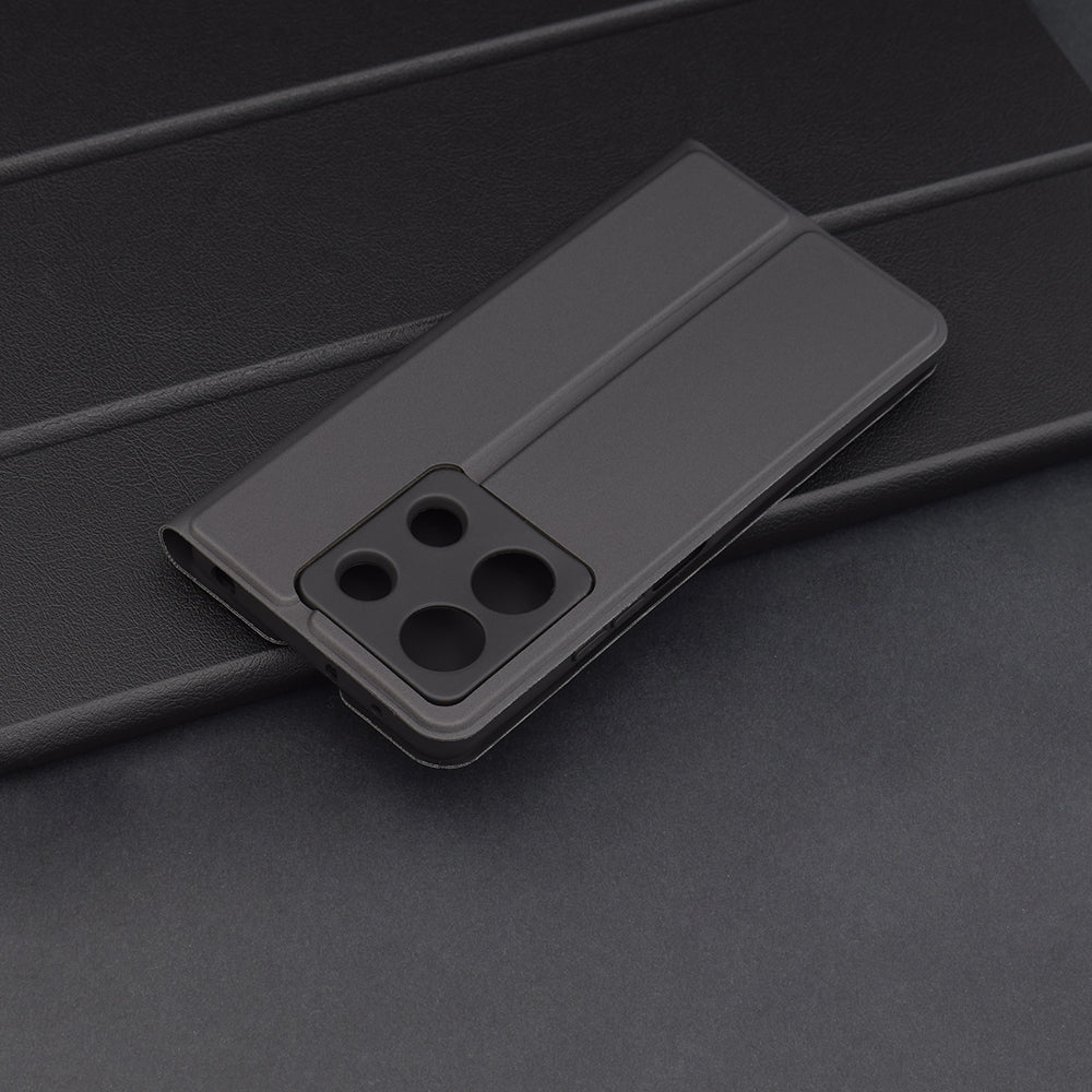 Futrola za Xiaomi Redmi Note 13 5G, Techsuit, Magskin Book, Crna