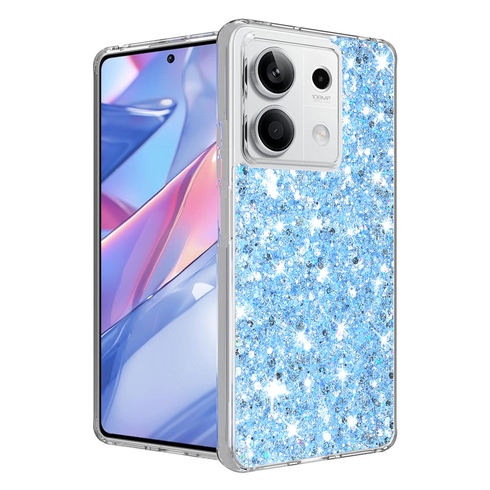 Futrola za Xiaomi Redmi Note 13 5G, Techsuit, Sparkly Glitter, Plava