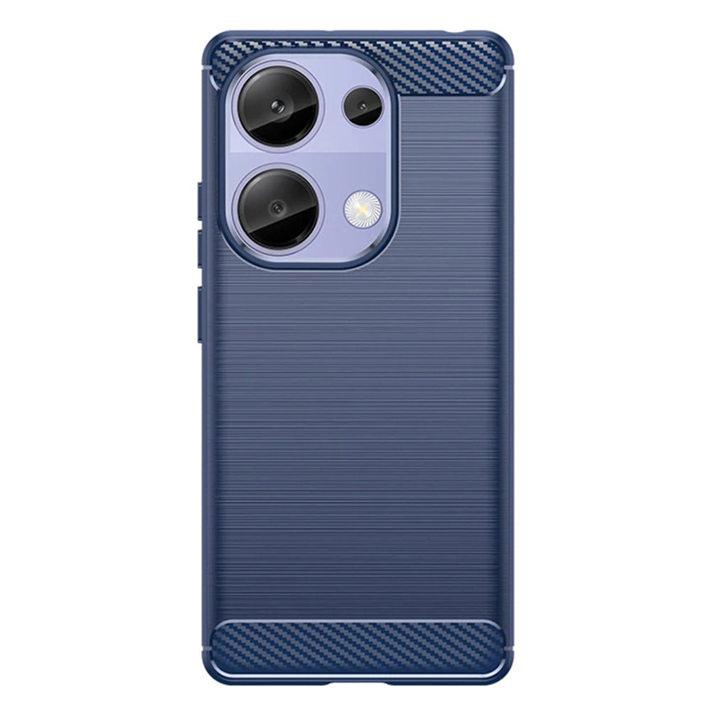 Futrola za Xiaomi Redmi Note 13 Pro 4G / Poco M6 Pro 4G, Techsuit, Karbon, Plava