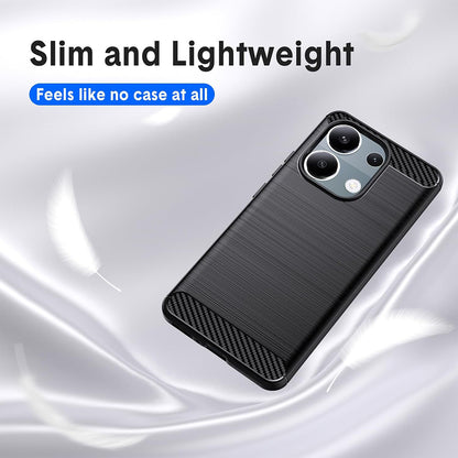 Futrola za Xiaomi Redmi Note 13 Pro 4G / Poco M6 Pro 4G, Techsuit, Karbon, Crna