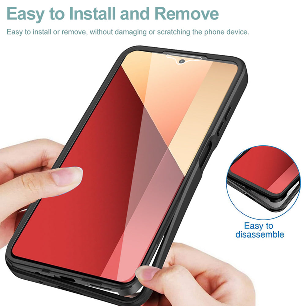 Futrola za Xiaomi Redmi Note 13 Pro 4G / Poco M6 Pro 4G, Techsuit, ColorVerse 360, Crna