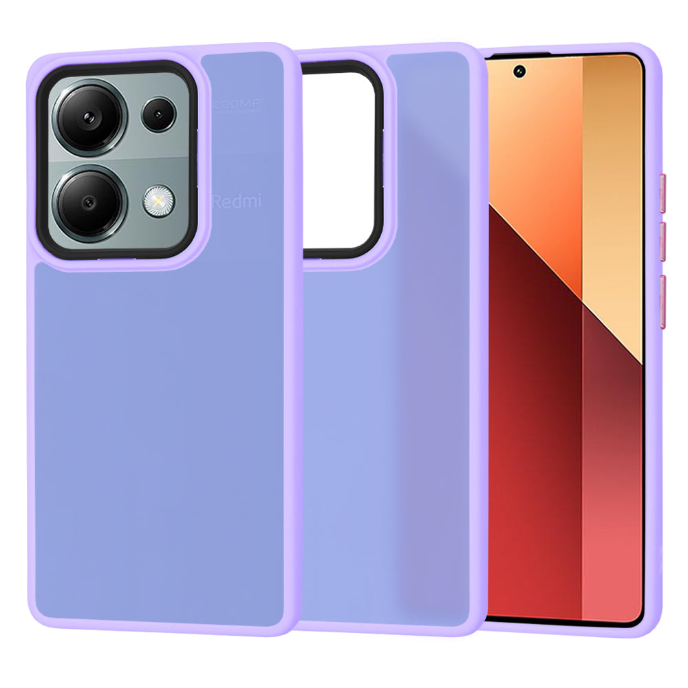 Futrola za Xiaomi Redmi Note 13 Pro 4G / Poco M6 Pro 4G, Techsuit, HaloFrost, Svetlo Ljubičasta