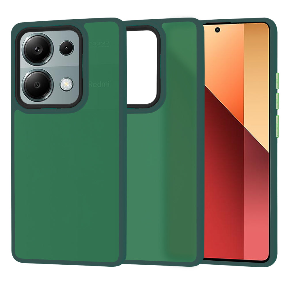 Futrola za Xiaomi Redmi Note 13 Pro 4G / Poco M6 Pro 4G, Techsuit, HaloFrost, Zelena