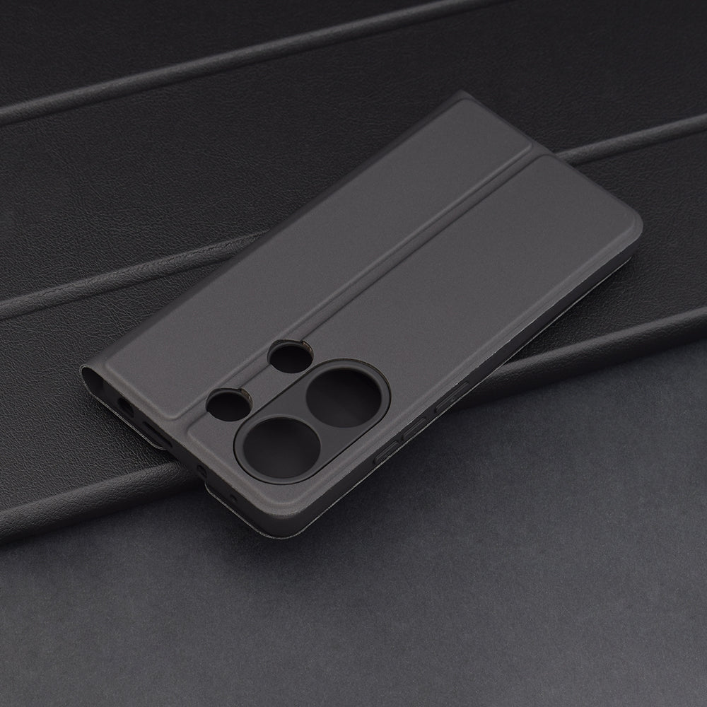 Futrola za Xiaomi Redmi Note 13 Pro 4G / Poco M6 Pro 4G, Techsuit, Magskin Book, Crna