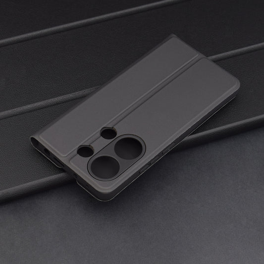 Futrola za Xiaomi Redmi Note 13 Pro 4G / Poco M6 Pro 4G, Techsuit, Magskin Book, Crna