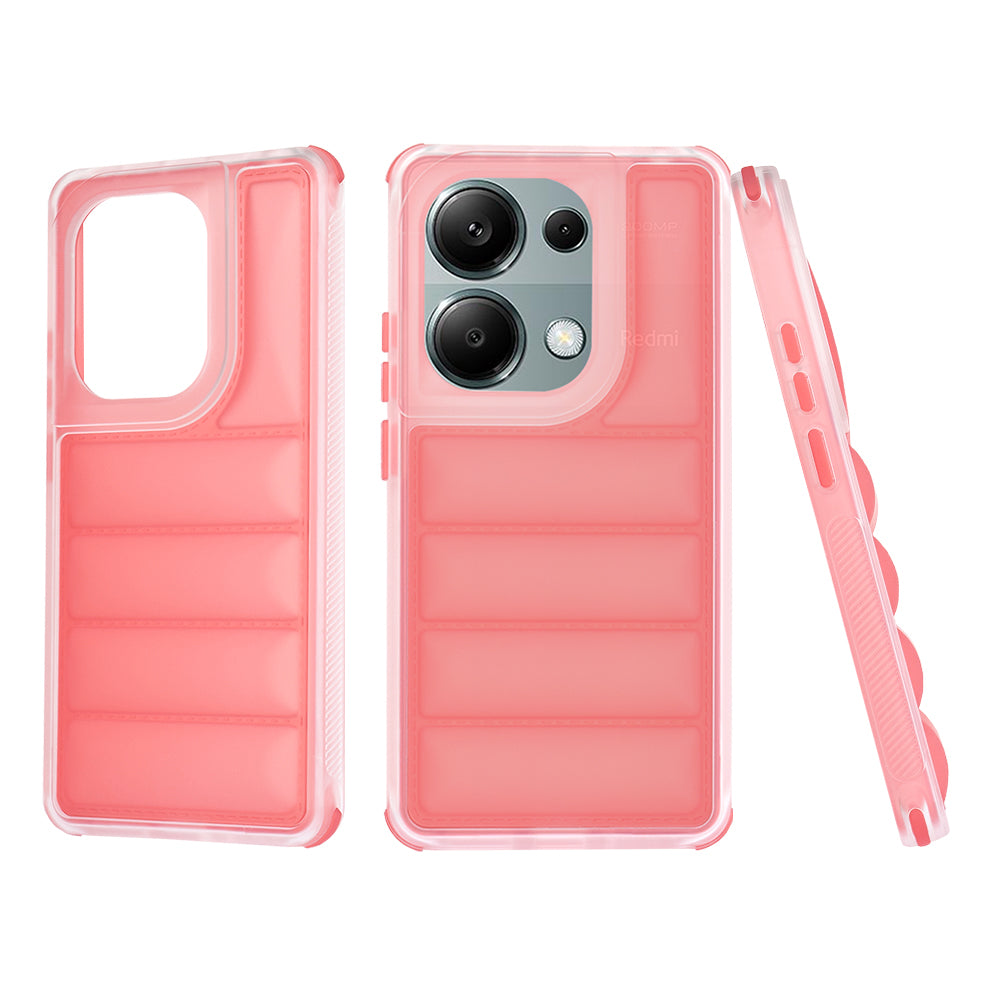 Futrola za Xiaomi Redmi Note 13 Pro 4G / Poco M6 Pro 4G, Techsuit, Wave Shield, Crvena