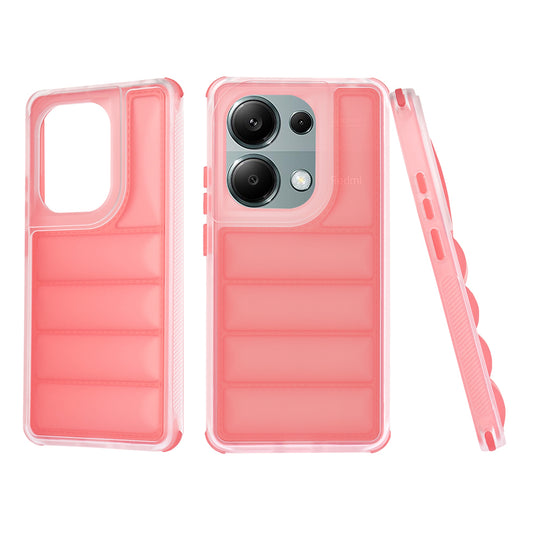 Futrola za Xiaomi Redmi Note 13 Pro 4G / Poco M6 Pro 4G, Techsuit, Wave Shield, Crvena