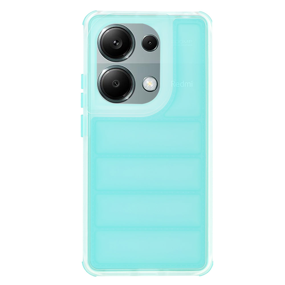 Futrola za Xiaomi Redmi Note 13 Pro 4G / Poco M6 Pro 4G, Techsuit, Wave Shield, Tirkizna