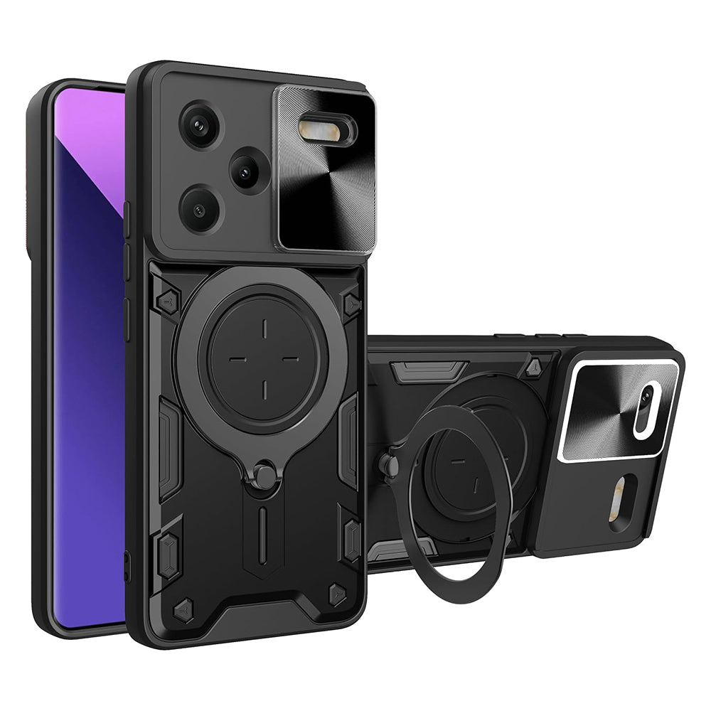 Futrola za Xiaomi Redmi Note 13 Pro+, Techsuit, CamGuard Pro, Crna