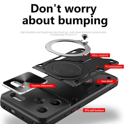 Futrola za Xiaomi Redmi Note 13 Pro+, Techsuit, CamGuard Pro, Crna