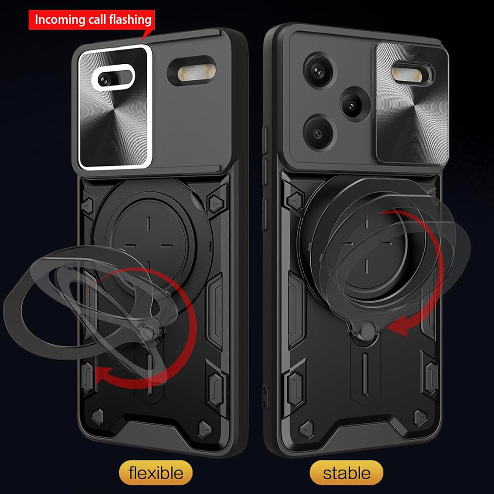 Futrola za Xiaomi Redmi Note 13 Pro+, Techsuit, CamGuard Pro, Crna