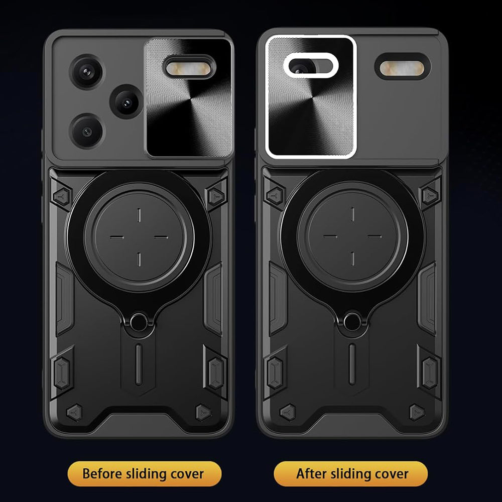 Futrola za Xiaomi Redmi Note 13 Pro+, Techsuit, CamGuard Pro, Crna