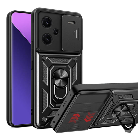 Futrola za Xiaomi Redmi Note 13 Pro+, Techsuit, CamShield, Crna