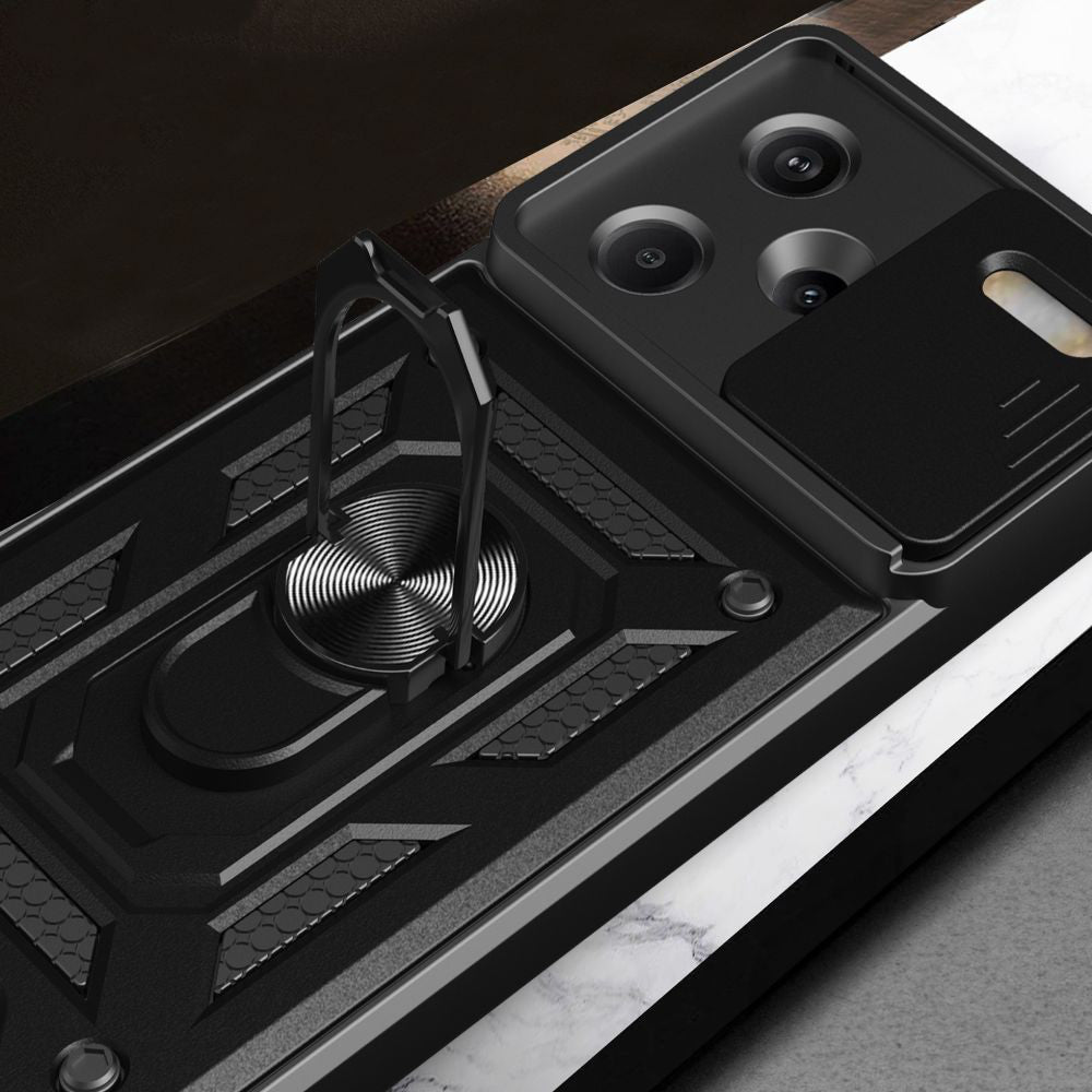 Futrola za Xiaomi Redmi Note 13 Pro+, Techsuit, CamShield, Crna