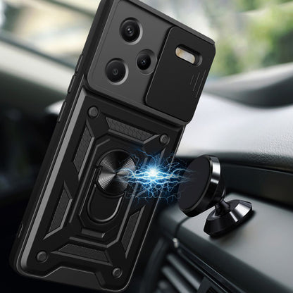 Futrola za Xiaomi Redmi Note 13 Pro+, Techsuit, CamShield, Crna