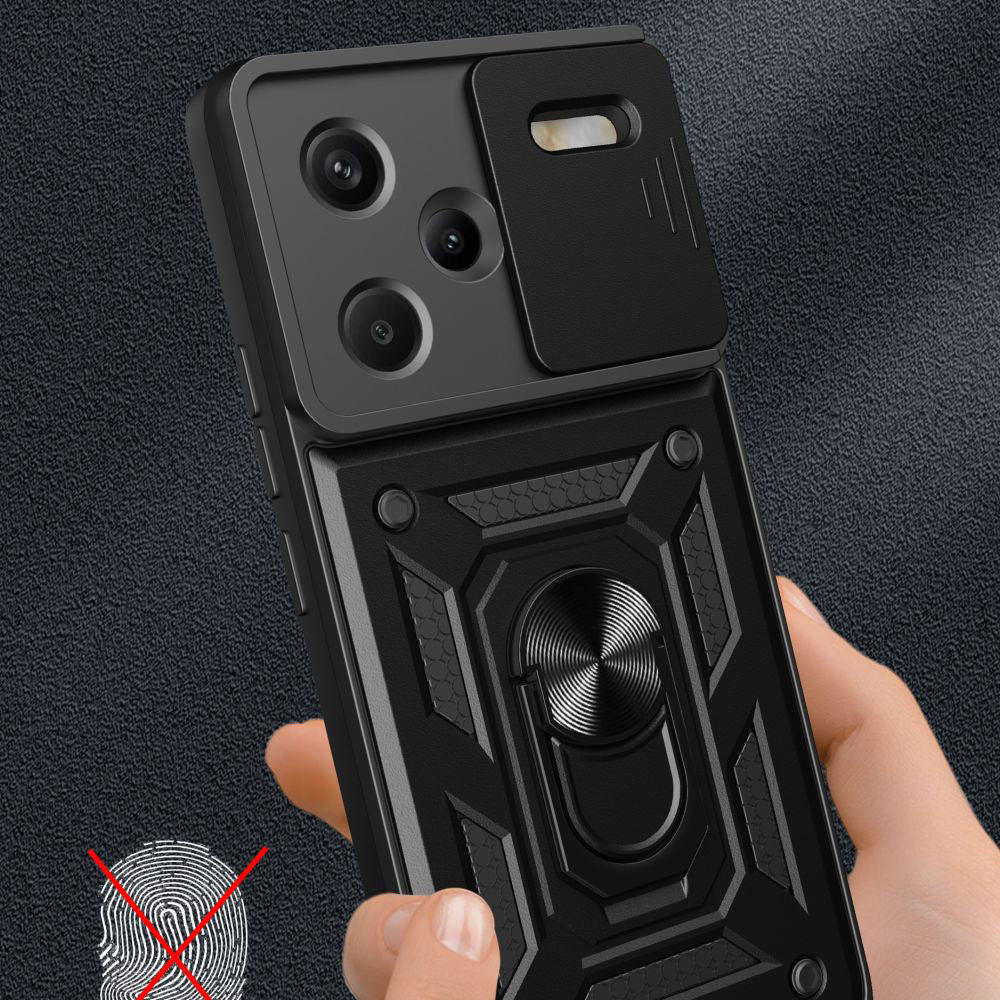 Futrola za Xiaomi Redmi Note 13 Pro+, Techsuit, CamShield, Crna