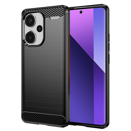 Futrola za Xiaomi Redmi Note 13 Pro+, Techsuit, Karbon, Crna