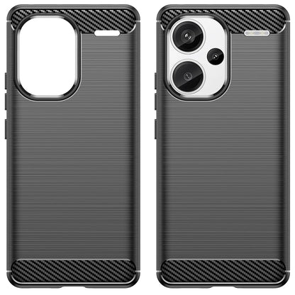 Futrola za Xiaomi Redmi Note 13 Pro+, Techsuit, Karbon, Crna