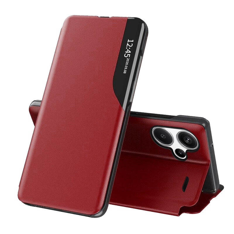 Futrola za Xiaomi Redmi Note 13 Pro+, Techsuit, eFold, Crvena