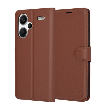 Futrola za Xiaomi Redmi Note 13 Pro+, Techsuit, Leather Folio, Braon