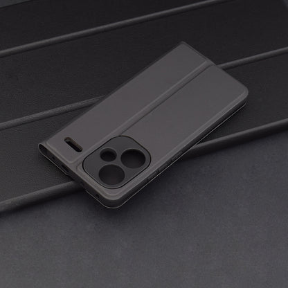 Futrola za Xiaomi Redmi Note 13 Pro+, Techsuit, Magskin Book, Crna