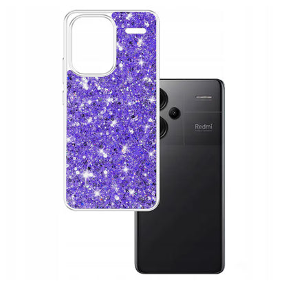 Futrola za Xiaomi Redmi Note 13 Pro+, Techsuit, Sparkly Glitter, Ljubičasta