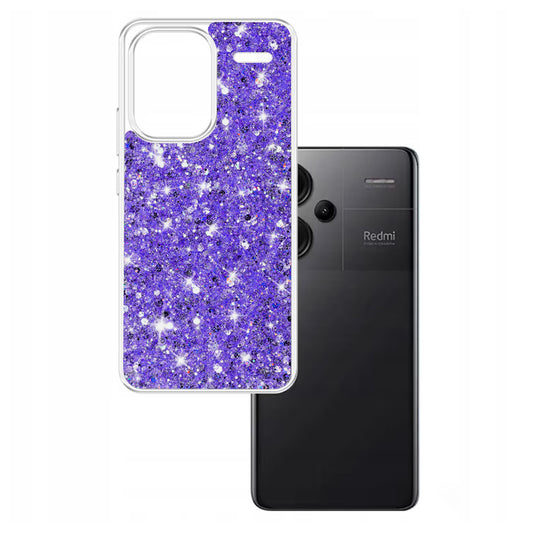 Futrola za Xiaomi Redmi Note 13 Pro+, Techsuit, Sparkly Glitter, Ljubičasta