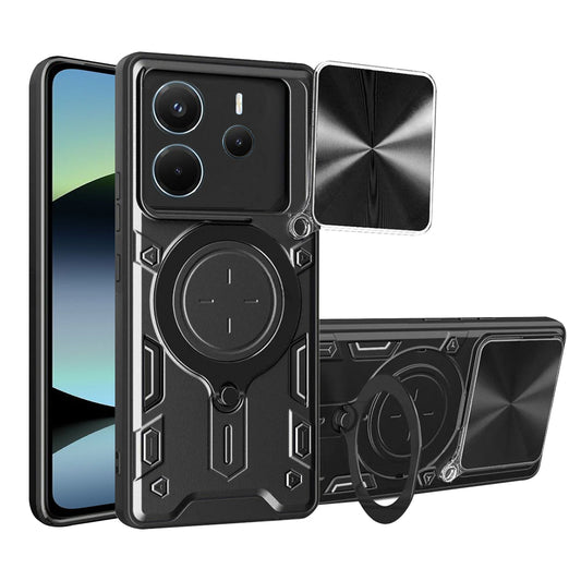 Futrola za Xiaomi Redmi Note 14 4G (Regional), Techsuit, CamGuard Pro, Crna