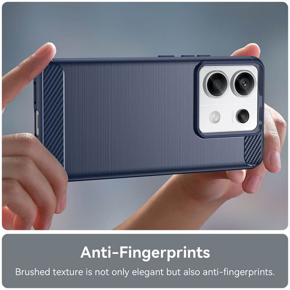 Futrola za Xiaomi Redmi Note 14 4G (Regionalna), Techsuit, Karbon, Plava