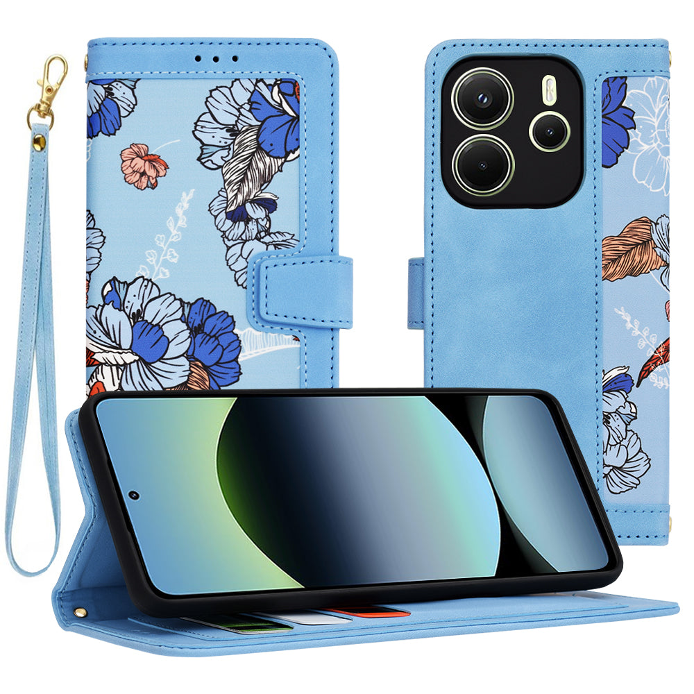 Futrola za Xiaomi Redmi Note 14 4G (Regionalna), Techsuit, FlipCraft, Plava