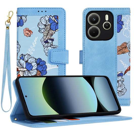 Futrola za Xiaomi Redmi Note 14 4G (Regionalna), Techsuit, FlipCraft, Plava
