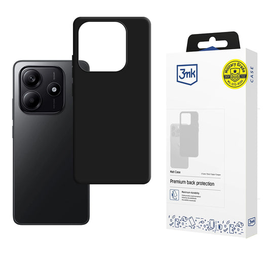 Futrola za Xiaomi Redmi Note 14 4G (Standard), 3MK, Crna Mat