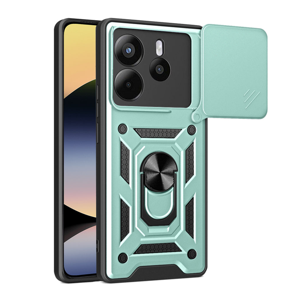 Futrola za Xiaomi Redmi Note 14 4G (Standard), Techsuit, CamShield, Zelena