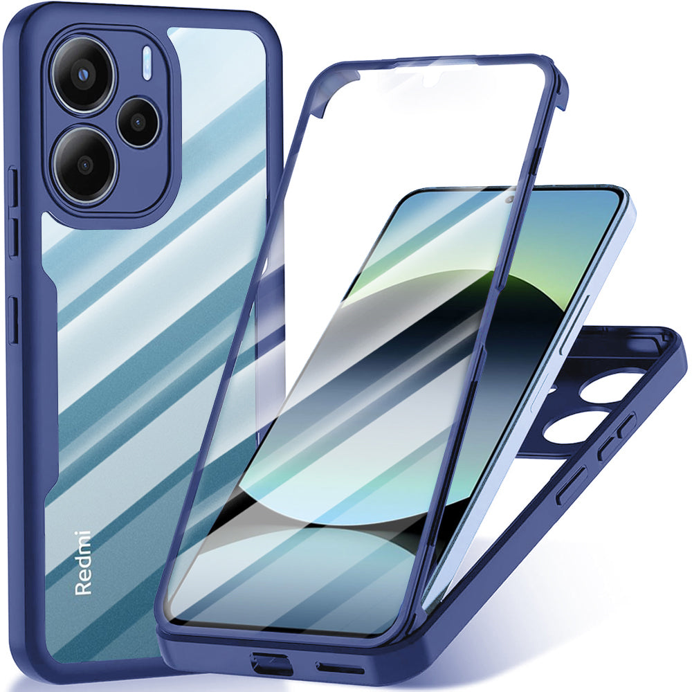 Futrola za Xiaomi Redmi Note 14 4G (Standard), Techsuit, ColorVerse 360, Plava