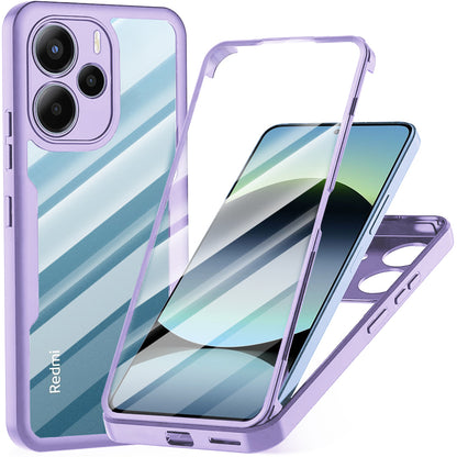 Futrola za Xiaomi Redmi Note 14 4G (Standard), Techsuit, ColorVerse 360, Ljubičasta